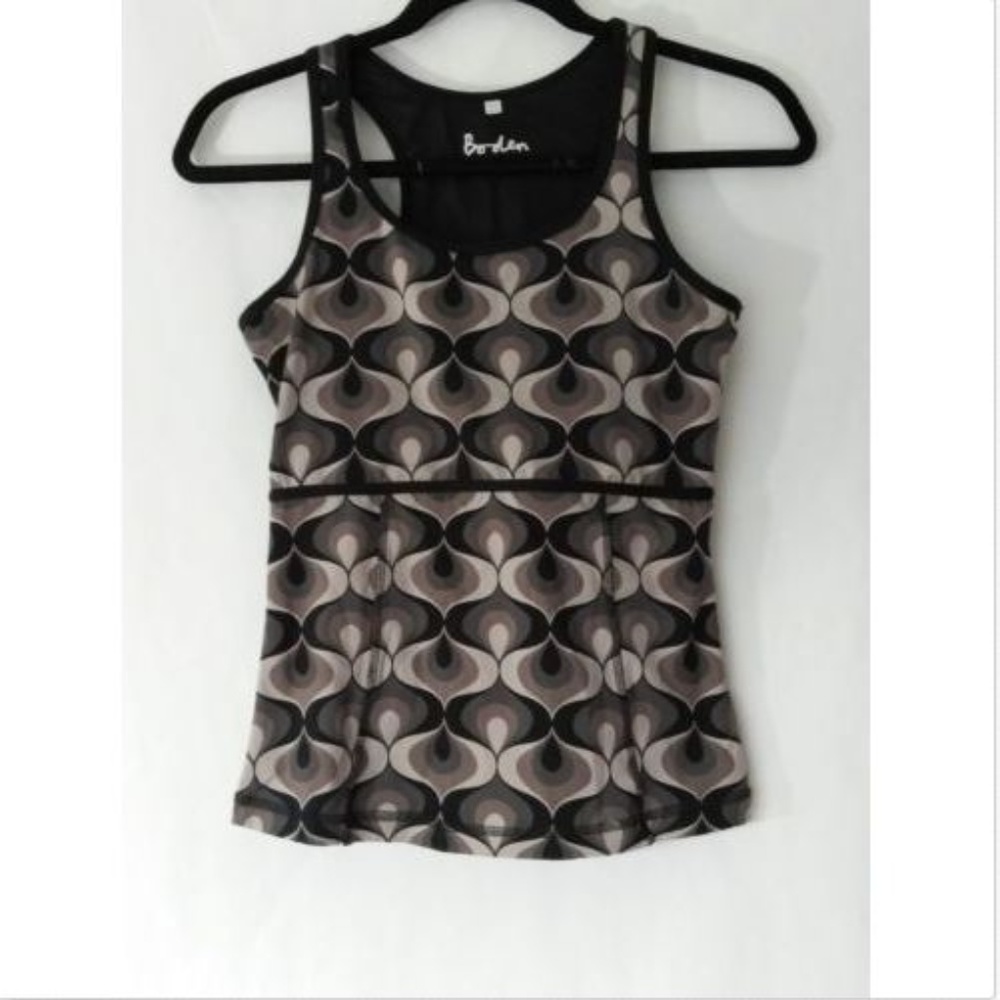 Boden Athletic Sports Fitness Gray Stretch Size 8